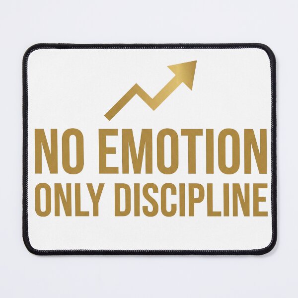 Item preview, No Emotion Only Discipline – Trading Mindset Quote for Traders & Investors designed and sold by WealthSmith.