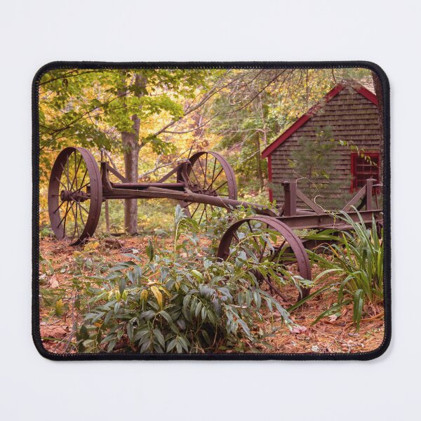 Item preview, Rustic Antique Wagon New England Autumn Farmstead designed and sold by MDCCo.