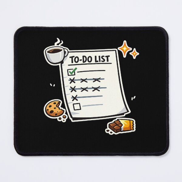 Item preview, ADHD To‑Do List Chaos – Funny Sticker designed and sold by THE CHAOS CLUB.