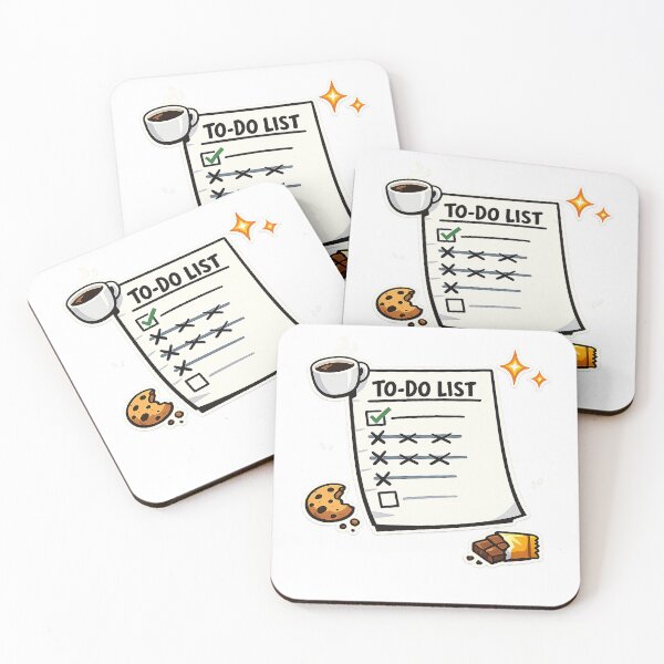 Item preview, ADHD To‑Do List Chaos – Funny Sticker designed and sold by CHAOS_CLUB.