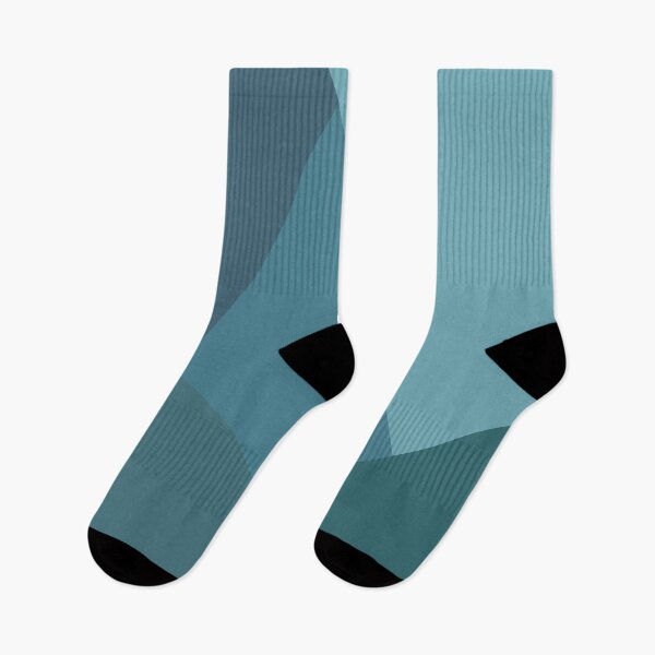 Item preview, Geometric pattern in aquamarine color designed and sold by ZorianArt.