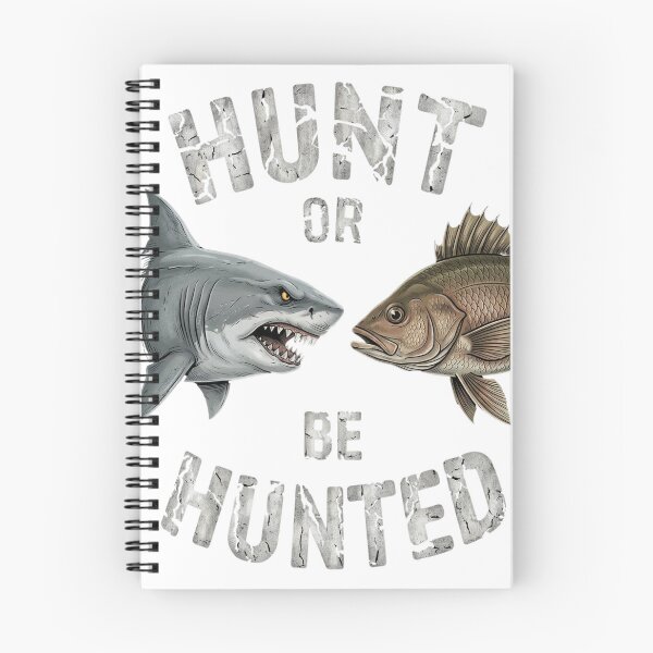 Item preview, Shark vs Fish Hunt or Be Hunted Design, Ocean Predator Graphic, Marine Life Survival Art designed and sold by ColorFlick.