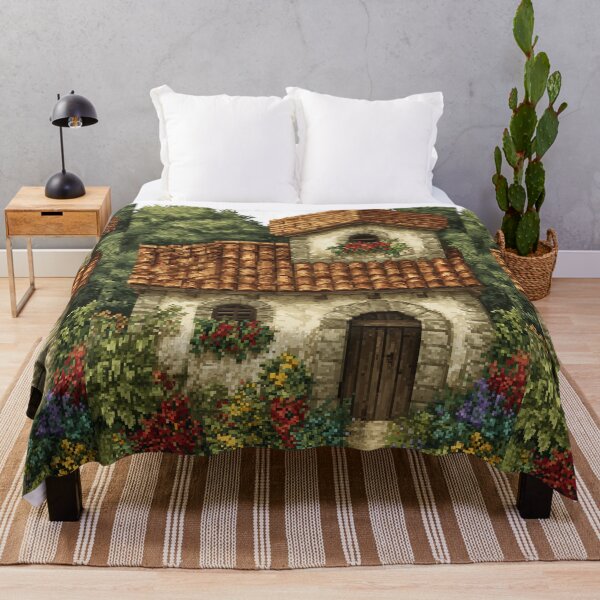 Item preview, Two Story Medieval House Pixel Art designed and sold by Piotrek0001.