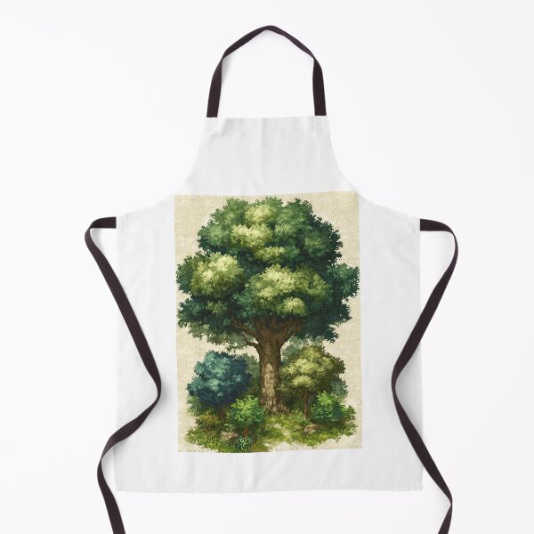 Item preview, Large Green Oak Tree Pixel Art designed and sold by Piotrek0001.