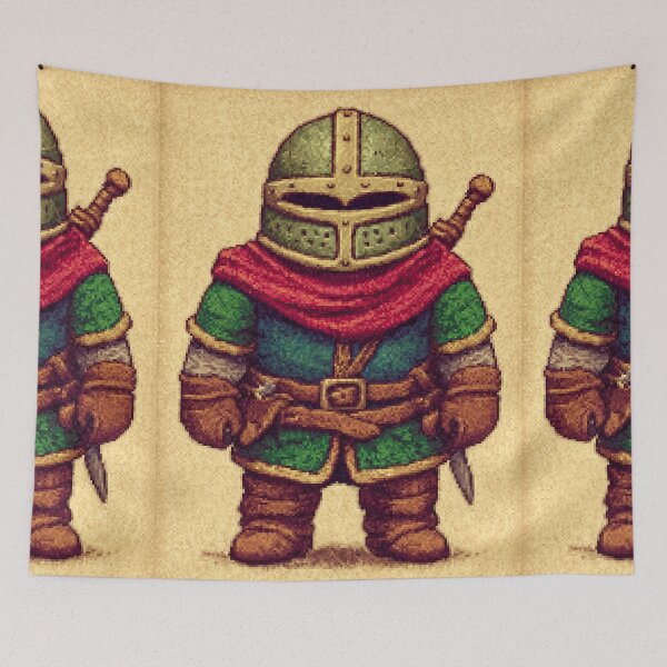 Item preview, Heavy Armored Knight Guard Pixel Art designed and sold by Piotrek0001.