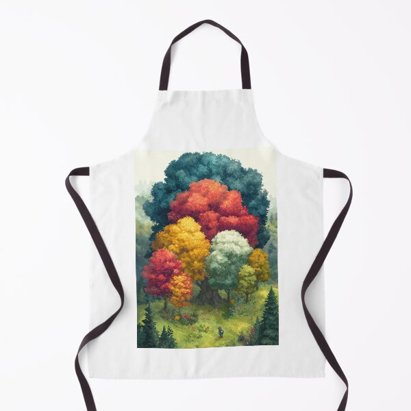 Item preview, Colorful Autumn Forest Landscape Pixel Art designed and sold by Piotrek0001.