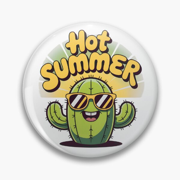 Item preview, Hot summer, funny cactus wearing glasses designed and sold by wizard-work.