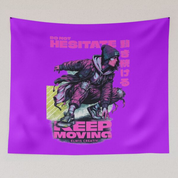 Item preview,  Streetwear motif 1 “Keep Moving” by Elwis Creativ  designed and sold by ElwisCreativ.