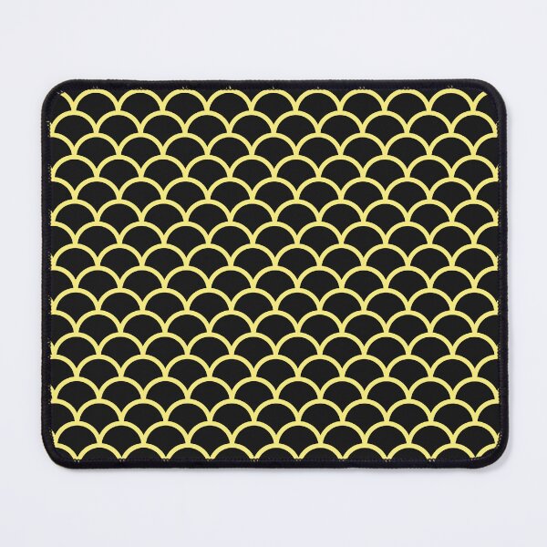 Item preview, Black And Yellow Scales Pattern designed and sold by pattern-archive.