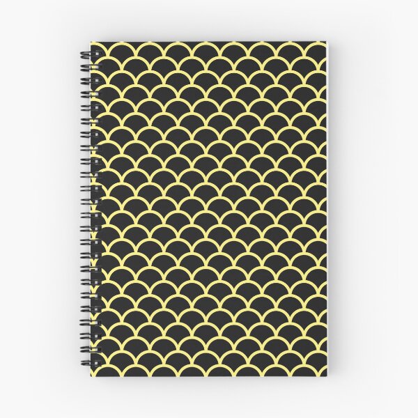 Item preview, Black And Yellow Scales Pattern designed and sold by pattern-archive.