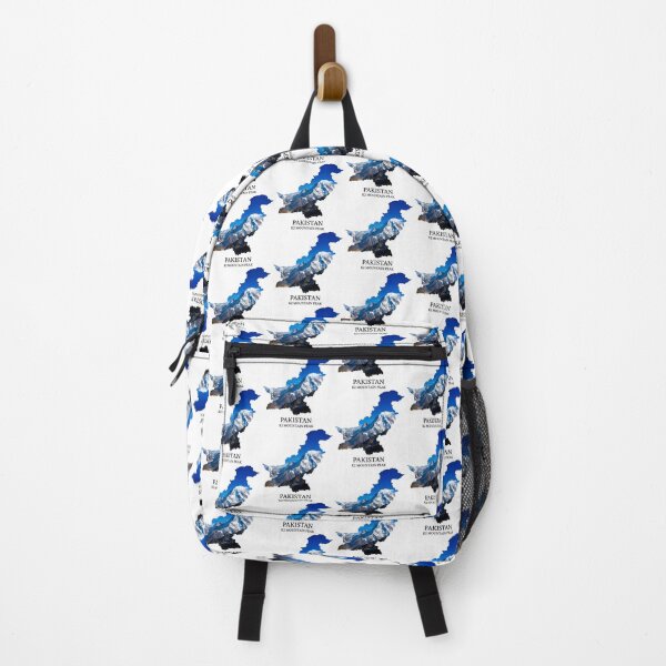 Item preview, Pakistan Map Art - K2 Mountain Peak Wilderness Design designed and sold by AbulailArt.