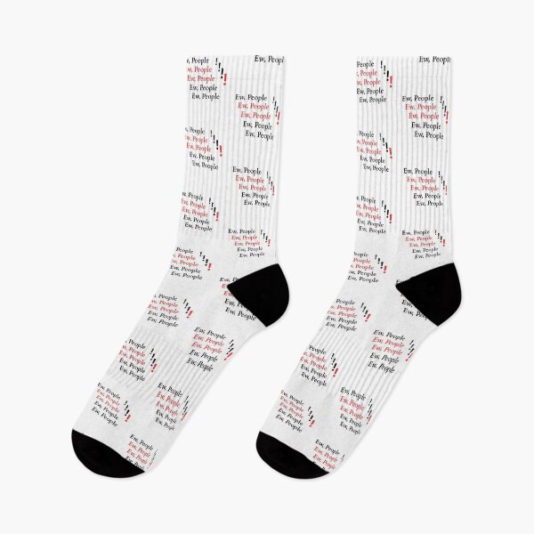 Item preview, Ew People Funny Introvert Sarcastic Stacked Typography designed and sold by DOROTA-0909.