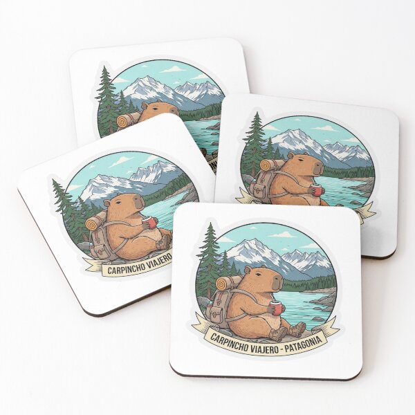 Item preview, Traveling Capybara: In Patagonia designed and sold by Capi Chill Co.