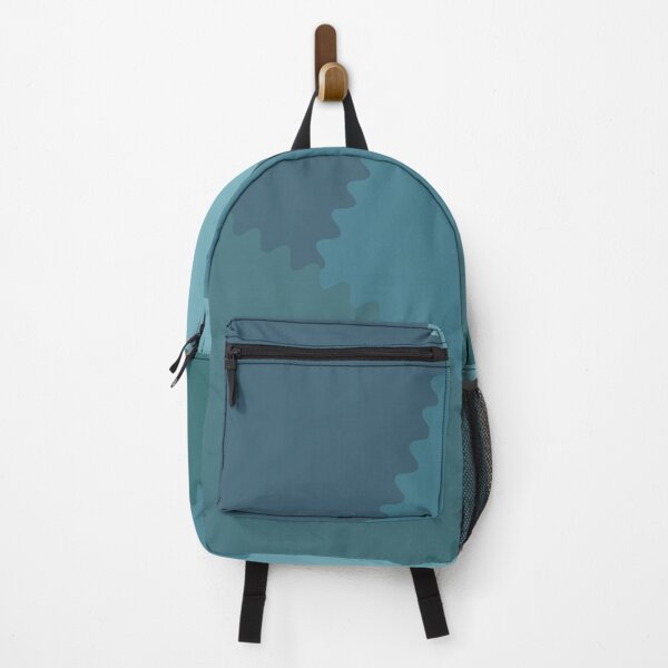 Item preview, Geometric pattern in aquamarine color with zigzag edge designed and sold by ZorianArt.