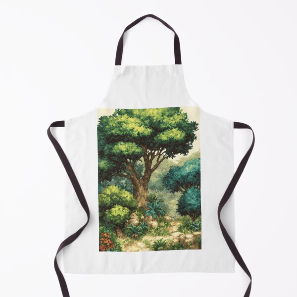 Item preview, Tall Green Forest Trees Pixel Art designed and sold by Piotrek0001.