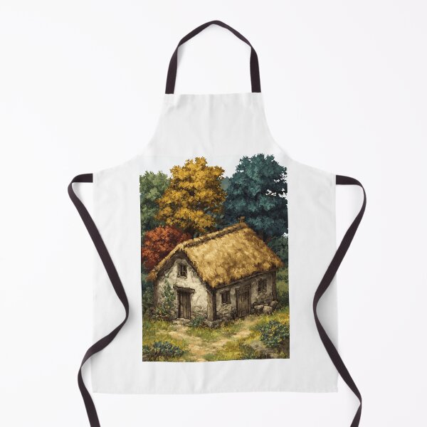 Item preview, Small Stone Cottage in Woods Pixel Art designed and sold by Piotrek0001.