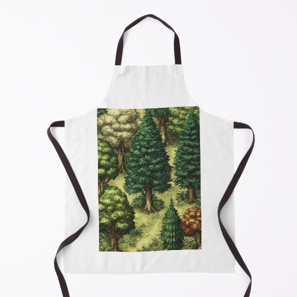 Item preview, Dark Green Pine Forest Landscape Pixel Art designed and sold by Piotrek0001.