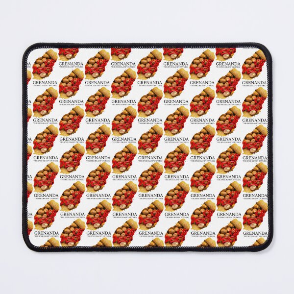 Item preview, Grenada Map Art - The Spice Island Nutmeg Design designed and sold by AbulailArt.