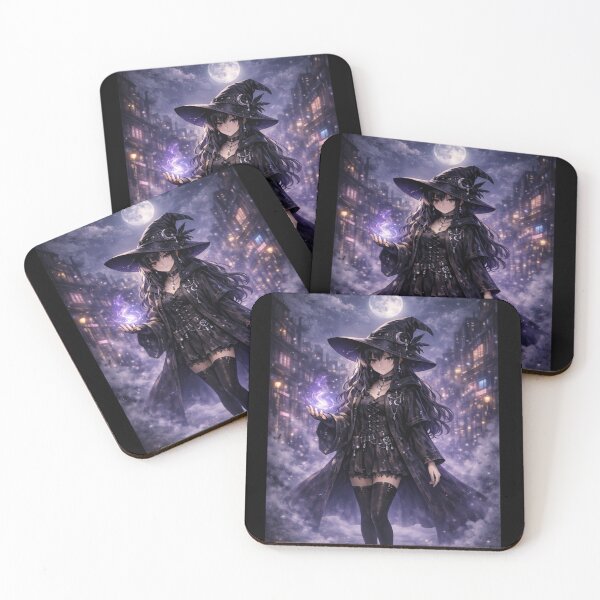 Item preview, Urban Night Witch Anime Girl designed and sold by CyrilloArt.