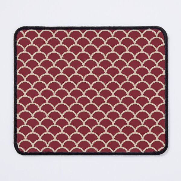 Item preview, Red And Beige Scales Pattern designed and sold by pattern-archive.