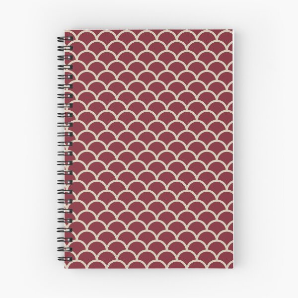 Item preview, Red And Beige Scales Pattern designed and sold by pattern-archive.