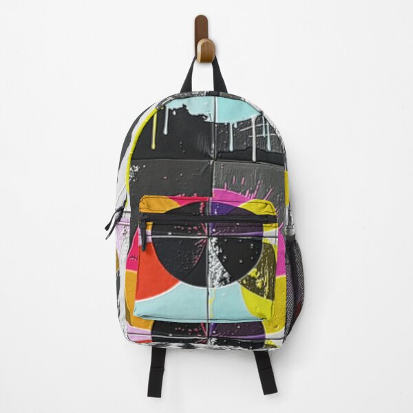 Item preview, radiant color wheel colorful distressed geometric abstract design designed and sold by SmashingDeals.