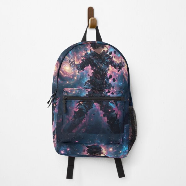 Item preview, Awakening of the Cosmic Sovereign: Epic Anime Protagonist Wielding Galaxy Energy designed and sold by MouradStudio.