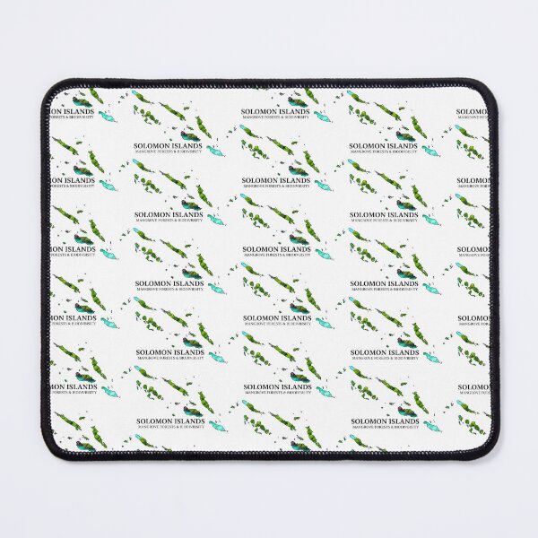 Item preview, Solomon Islands Map - Mangrove Forests & Biodiversity Art designed and sold by AbulailArt.