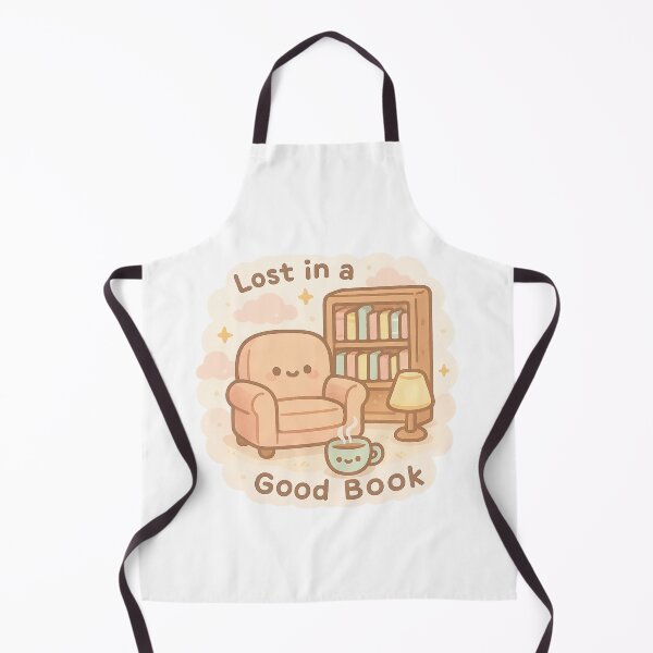 Item preview, Kawaii Book Lover Illustration with Read & Chill Quote - Cozy Reading Scene Design for Hobbyists designed and sold by DrainedUwU.