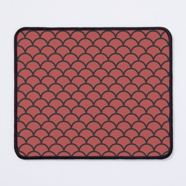 Item preview, Red And Charcoal Scales Pattern designed and sold by pattern-archive.