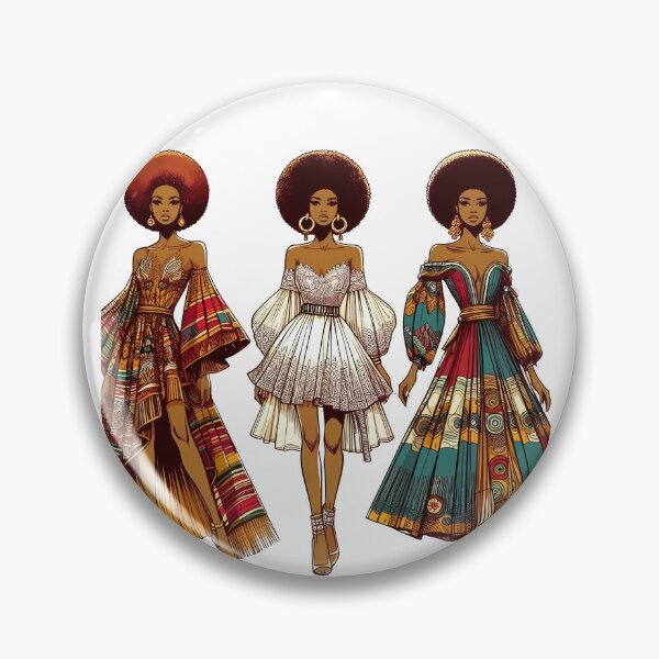 Artikelvorschau, Dreier-Trend für Frauen im Afro-Stil entworfen und verkauft von Indoni.