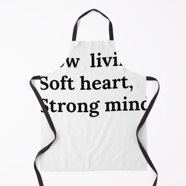 Item preview, Slow Living, Soft Heart, Strong Mind Minimalist Quote designed and sold by CozyMomTees.