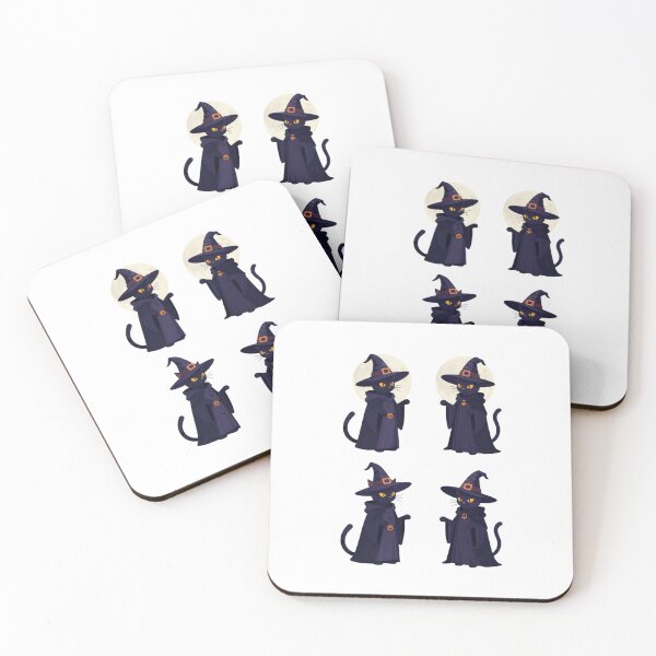 Item preview, Witch cats designed and sold by PatronesKawai.