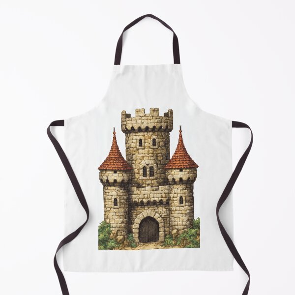 Item preview, Grand Medieval Stone Castle Pixel Art designed and sold by Piotrek0001.