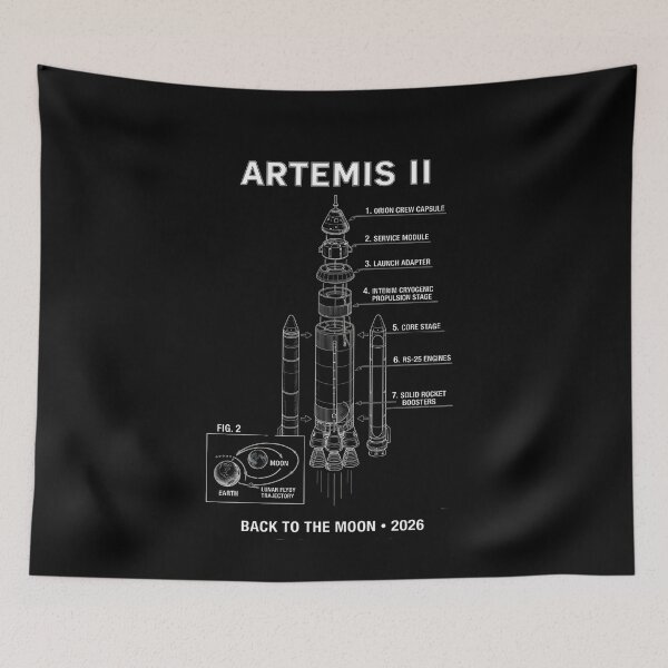 Item preview, artemis ii designed and sold by maglomanya.