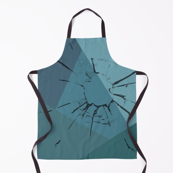 Item preview, Geometric pattern in aquamarine color with a broken glass texture designed and sold by ZorianArt.