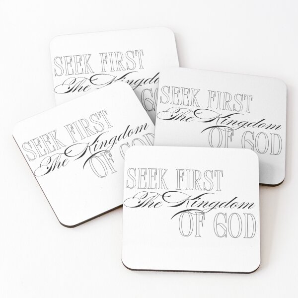 Item preview, Seek First The Kingdom Christian Design designed and sold by InHisImageGifts.
