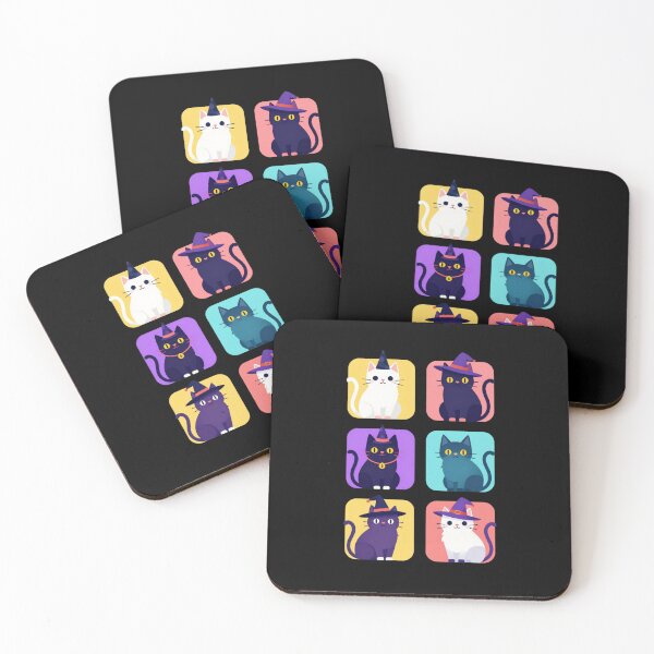 Item preview, Witch cats designed and sold by PatronesKawai.