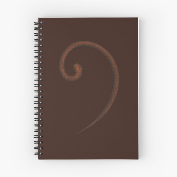 Item preview, Snake in the form of a golden spiral of dark brown color designed and sold by Cherevan.
