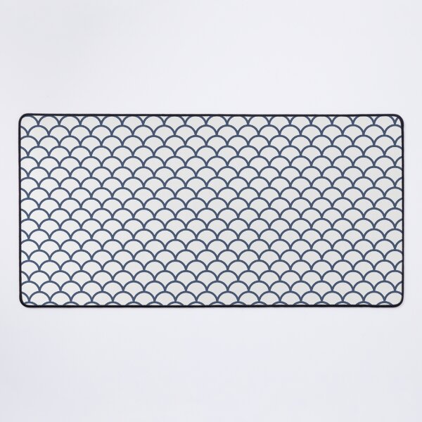 Item preview, White And Blue Scales Pattern designed and sold by pattern-archive.