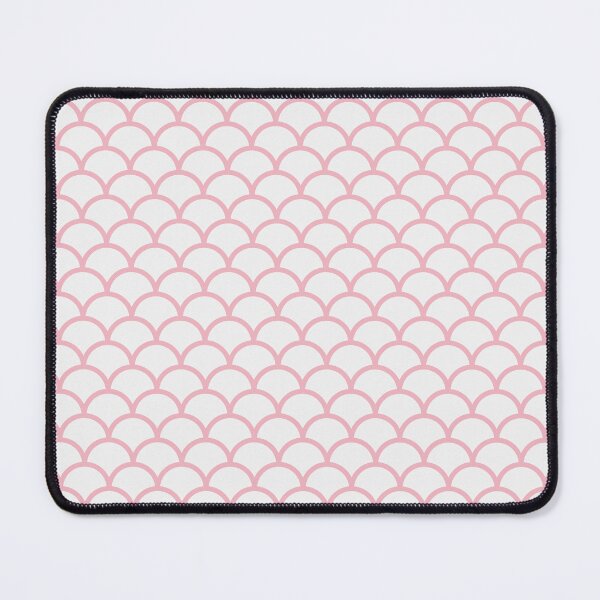 Item preview, White And Blush Scales Pattern designed and sold by pattern-archive.