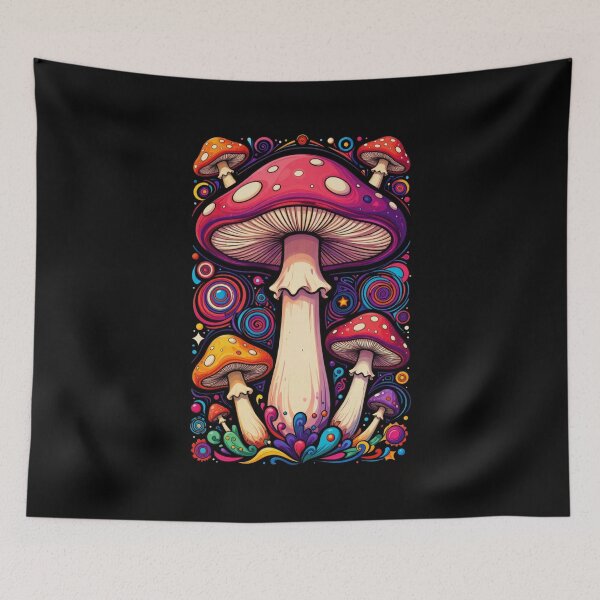 Item preview, Psychedelic Mushrooms designed and sold by PatronesKawai.