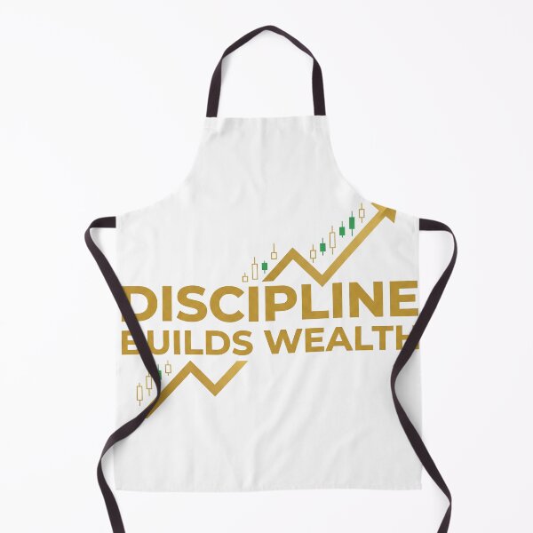 Item preview, Discipline Builds Wealth – Trading Motivation Quote for Traders & Investors designed and sold by WealthSmith.