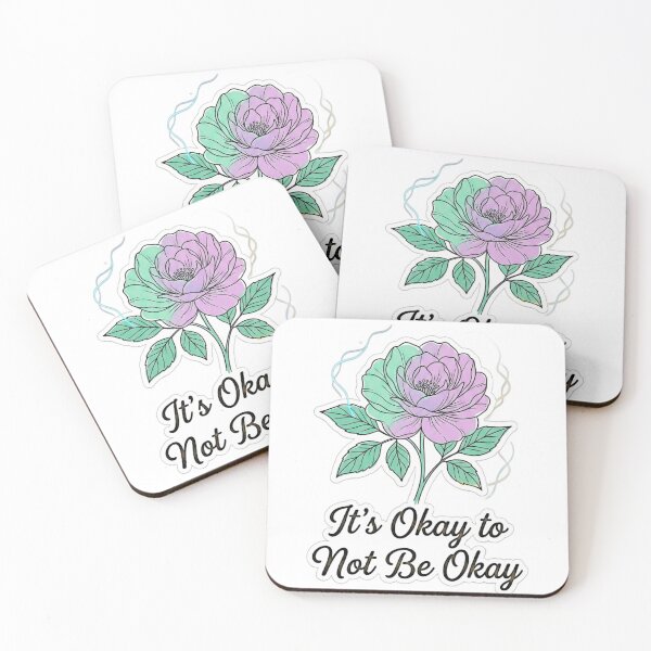 Item preview, Its Okay to Not Be Okay Flower T-Shirt | Mental Health Awareness | Self Care Gift designed and sold by Clintora.