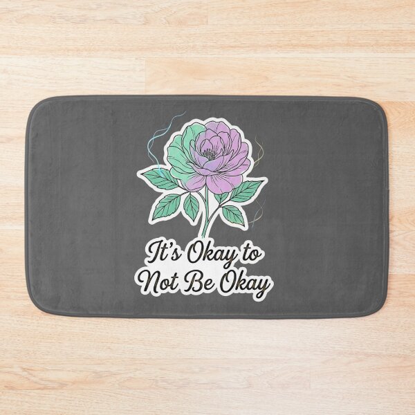 Item preview, Its Okay to Not Be Okay Flower T-Shirt | Mental Health Awareness | Self Care Gift designed and sold by Clintora.