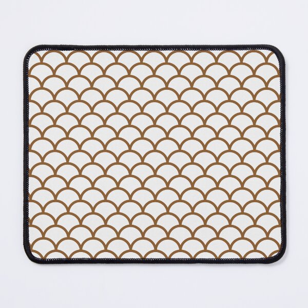 Item preview, White And Bronze Scales Pattern designed and sold by pattern-archive.