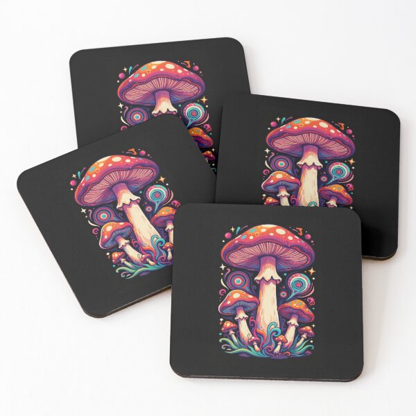 Item preview, Psychedelic Mushrooms designed and sold by PatronesKawai.