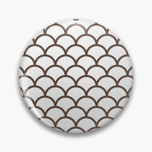 Item preview, White And Brown Scales Pattern designed and sold by pattern-archive.