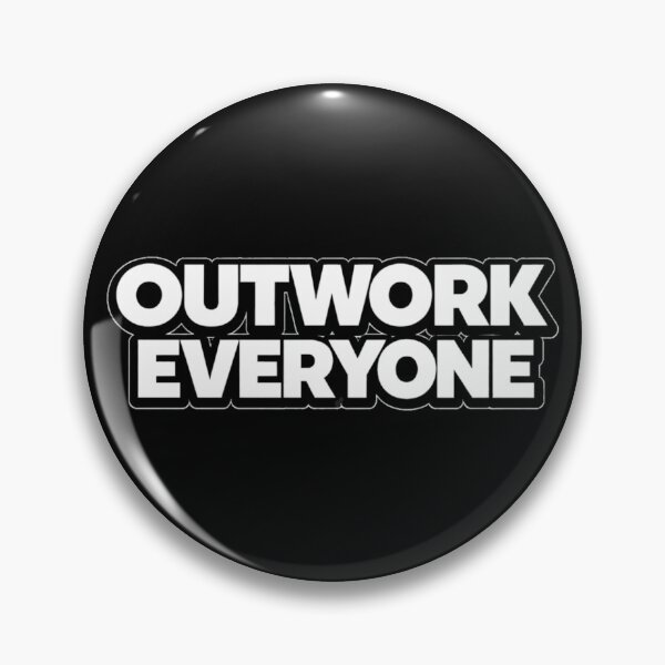 Item preview, Outwork Everyone Motivational Quote Shirt designed and sold by Papier Atelier Art.