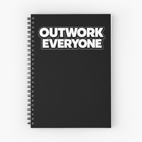 Item preview, Outwork Everyone Motivational Quote Shirt designed and sold by Papier Atelier Art.